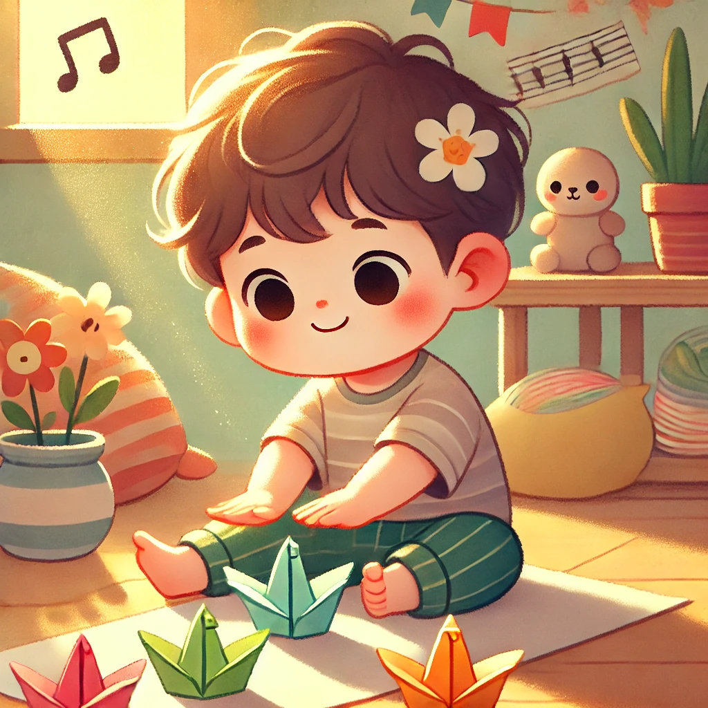 Papierblumen basteln: Kreative DIY-Idee zur Förderung der Feinmotorik