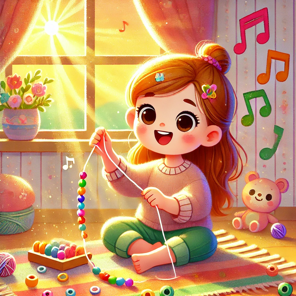 Pfeifenreiniger & Perlen – Feinmotorik spielerisch fördern