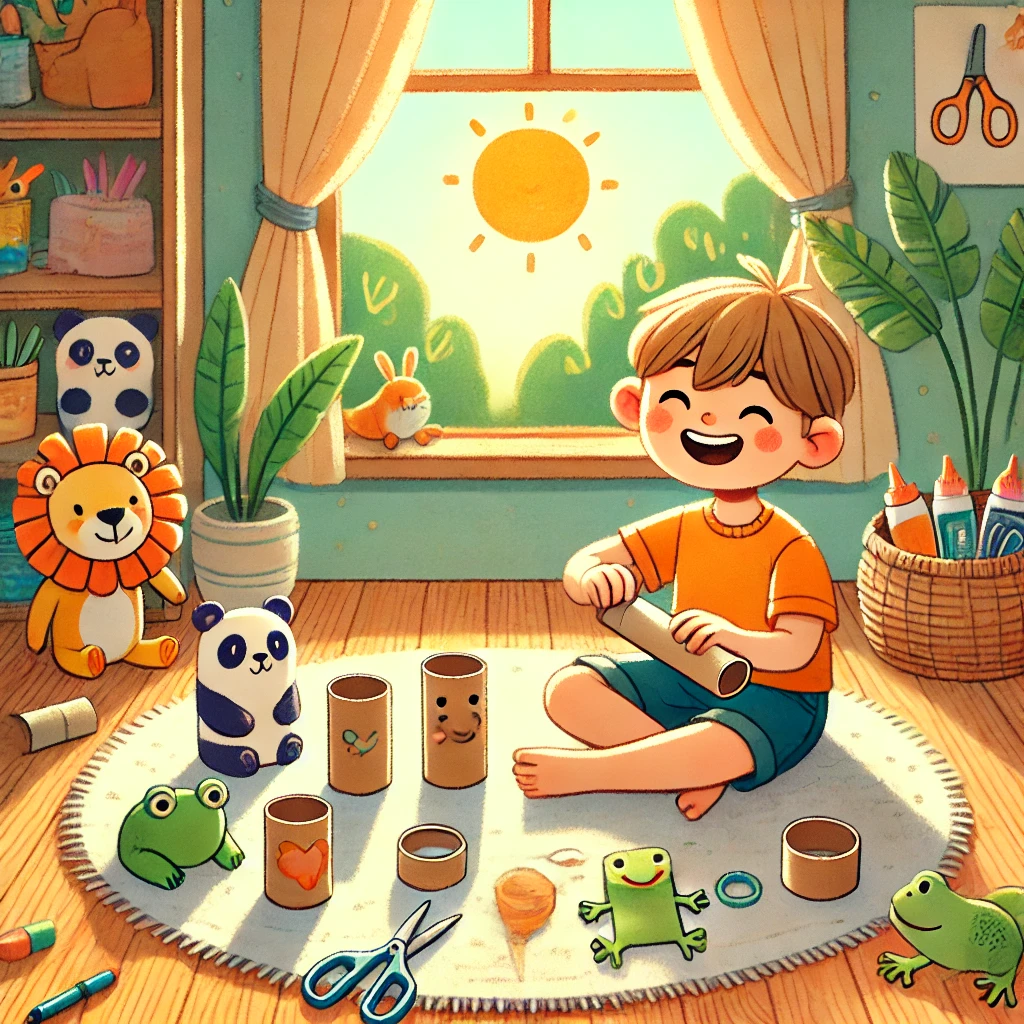 ✂️ Feinmotorik stärken mit Spaß: Kreative Bastelidee mit Papier-Tierfiguren