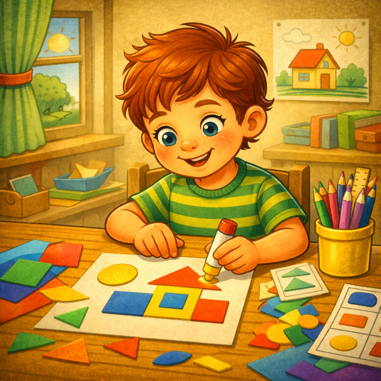 ✂️ Ausschneiden & Kleben – Feinmotorik mit Spaß und Schere fördern