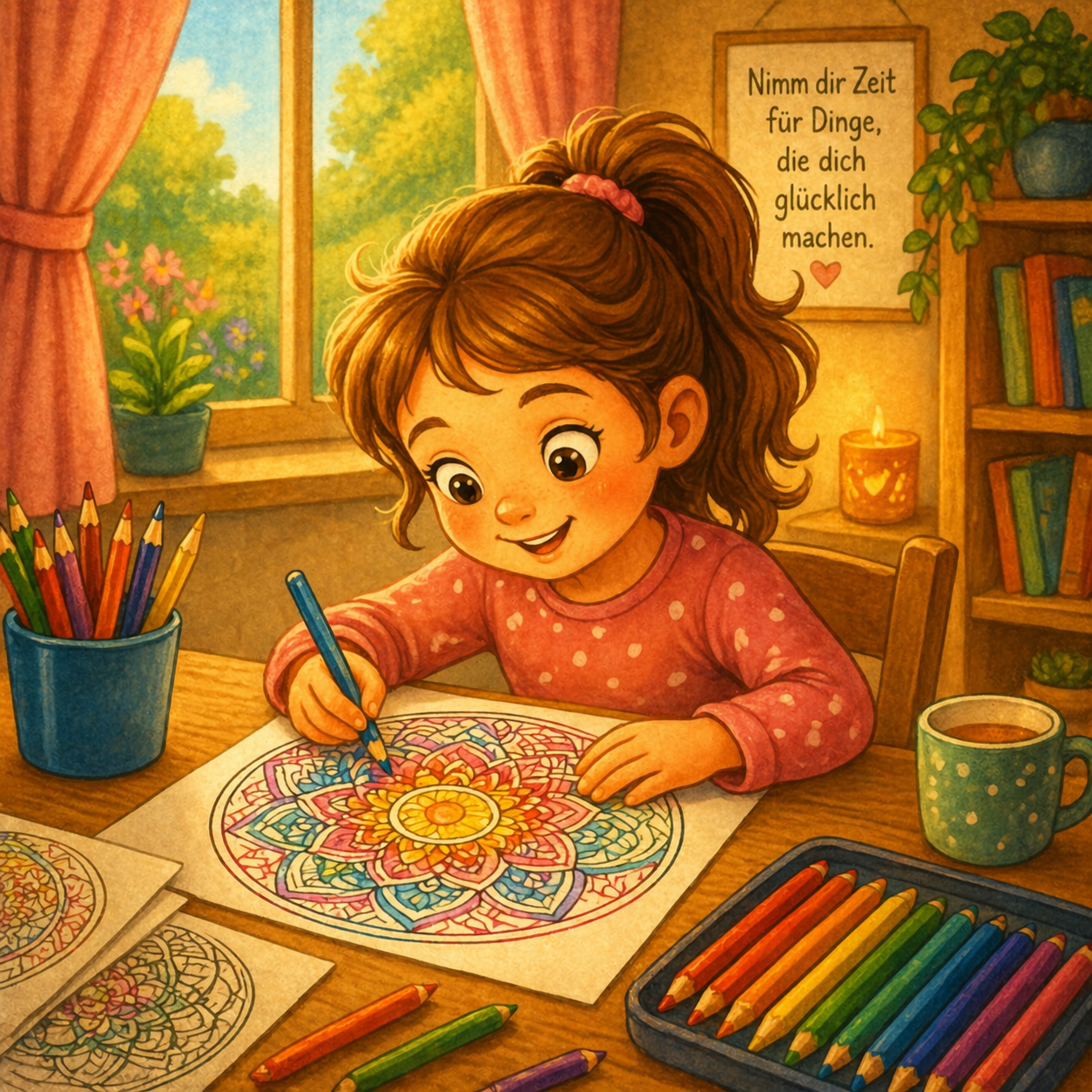 🎨 Mandalas ausmalen – Kreativität und Feinmotorik spielerisch fördern