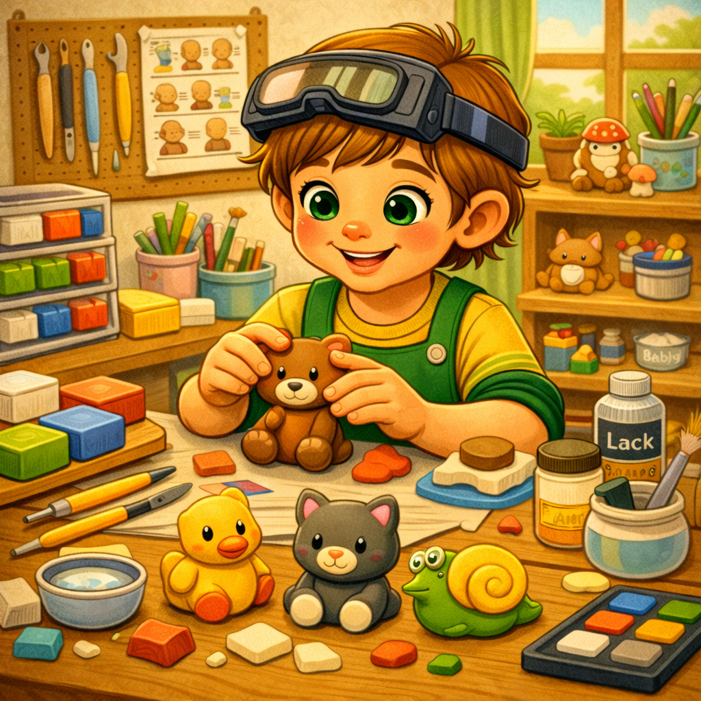 🎨 Figuren aus Modelliermasse formen – Kreativität & Feinmotorik vereint