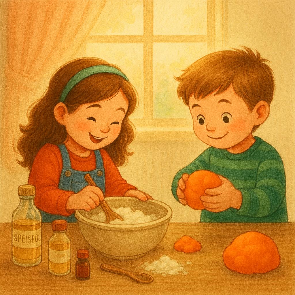 Knete selber machen – Einfaches DIY-Rezept zur Feinmotorik-Förderung