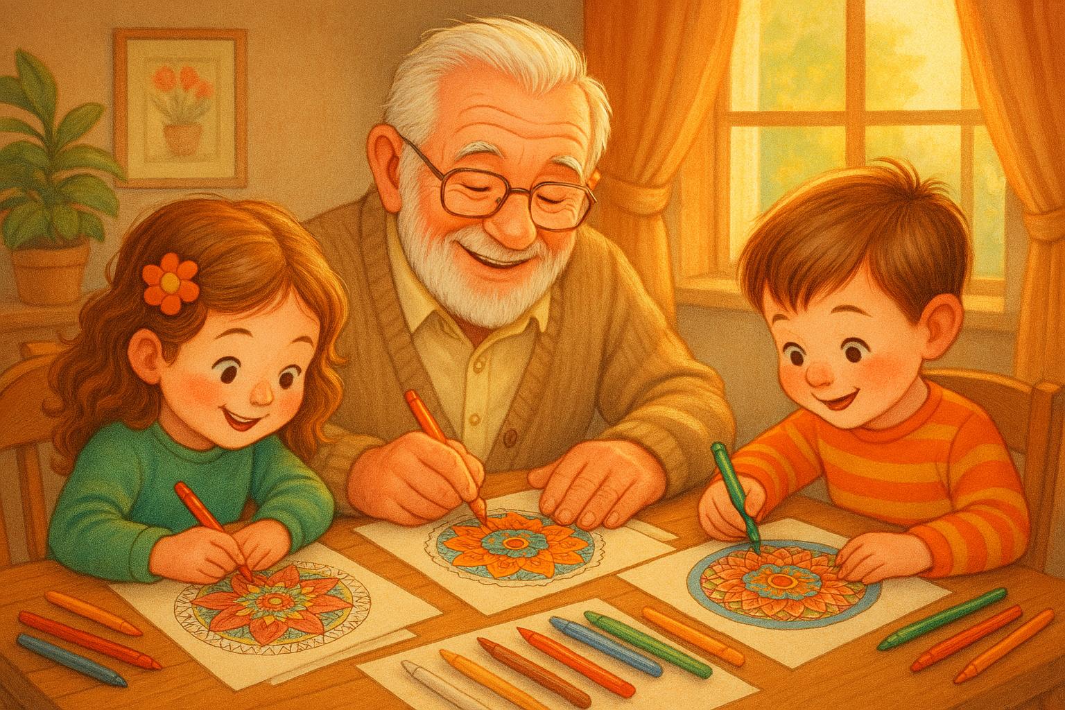 🌀 Mandalas ausmalen – Kreative Achtsamkeit & gezieltes Motoriktraining