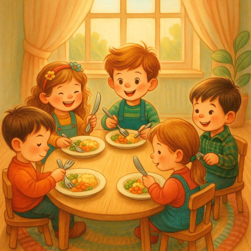 🍽️ Selbstständig essen lernen mit Montessori-Besteckübungen