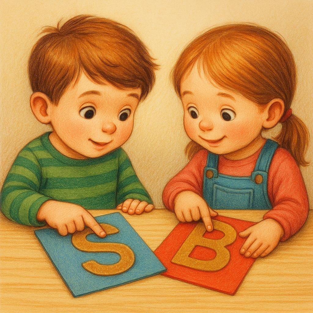 ✂️ DIY-Sandpapierbuchstaben – Buchstabenführung zum Anfassen!