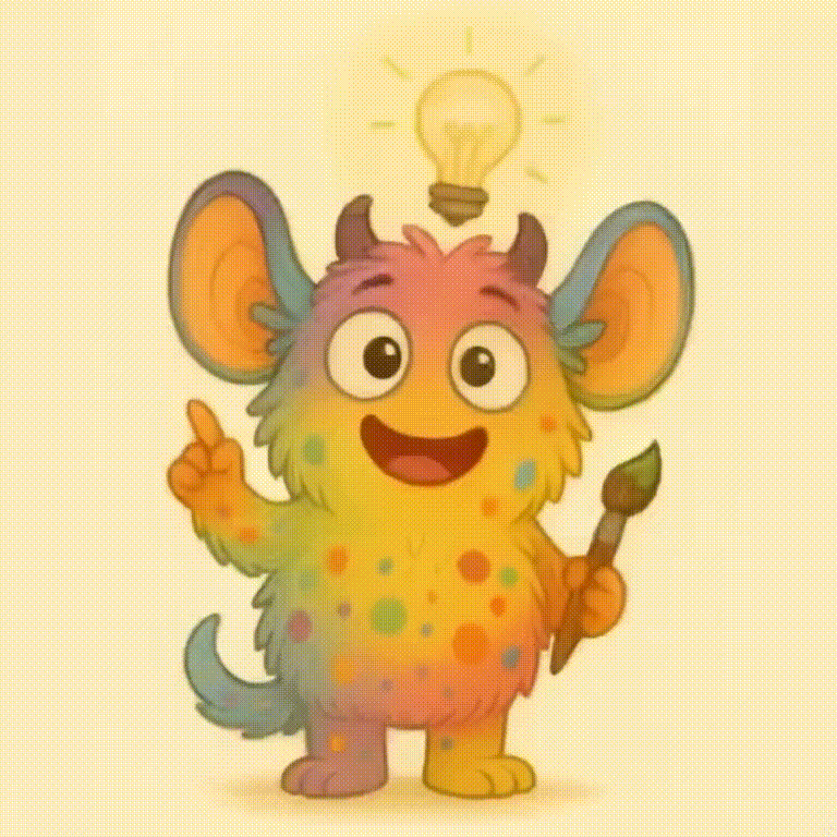 Funkel – Das ADHS-Monster für Kreativität: Ideen, Inspiration & Chaos✨💡