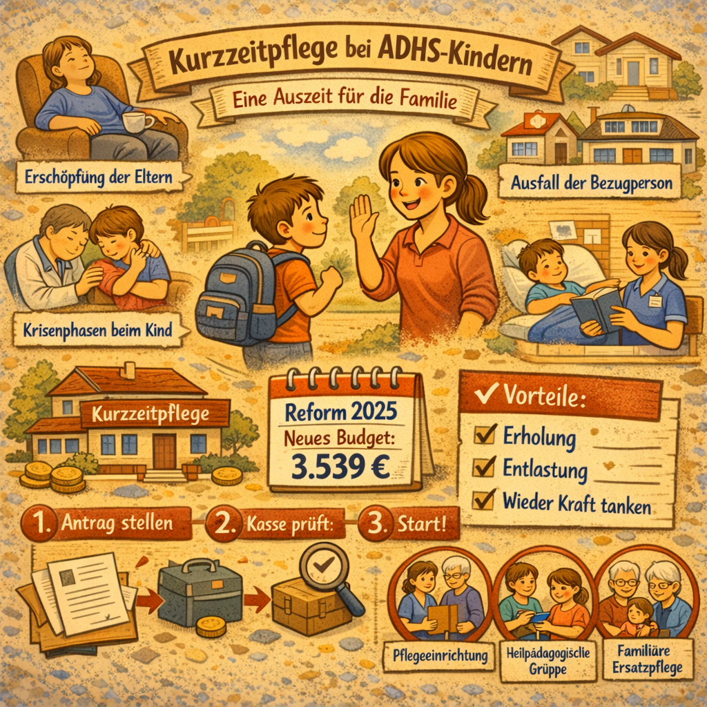 Kurzzeitpflege bei ADHS-Kindern: Was Familien wirklich wissen müssen (einfach erklärt)