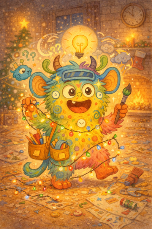 🎄 ADHS & Weihnachten – Wie sich die Feiertage für jedes Monster anfühlen