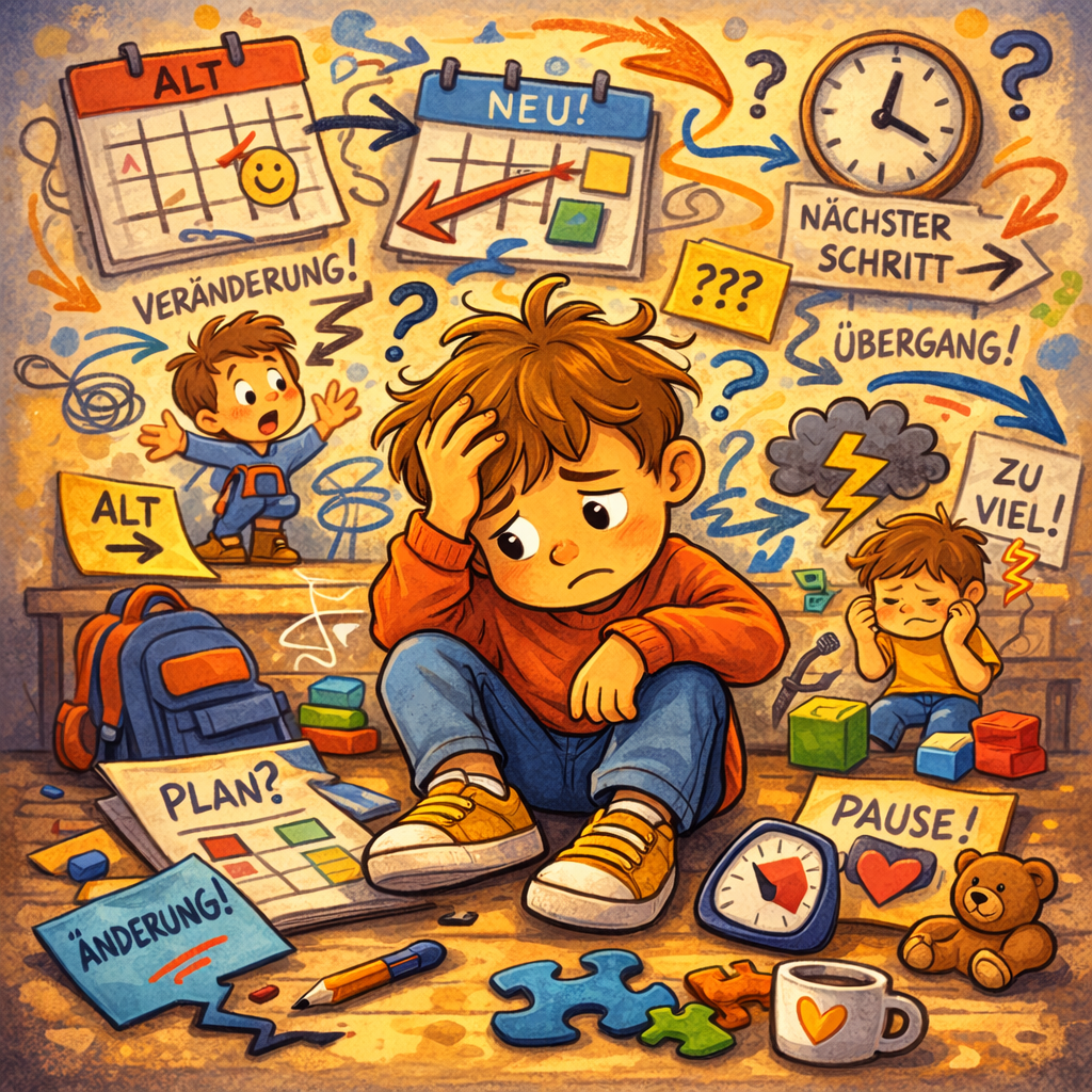 🔄 Anpassungsschwierigkeiten bei ADHS – Warum Veränderungen so schwerfallen